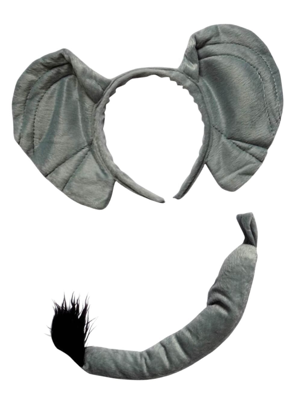 Elephant Headband Ears &amp; Tail, Kid or Adult Costume Accessories - Sydney So Sweet