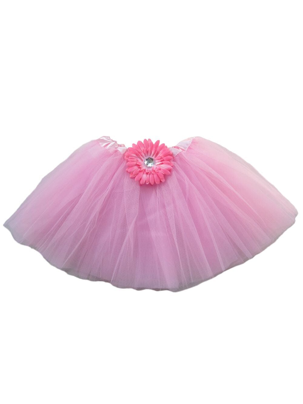 Pink Gerbera Daisy Flower Girls Tutu Skirt - Kids Size Tulle Ballet Dance Costume Tutus - Sydney So Sweet