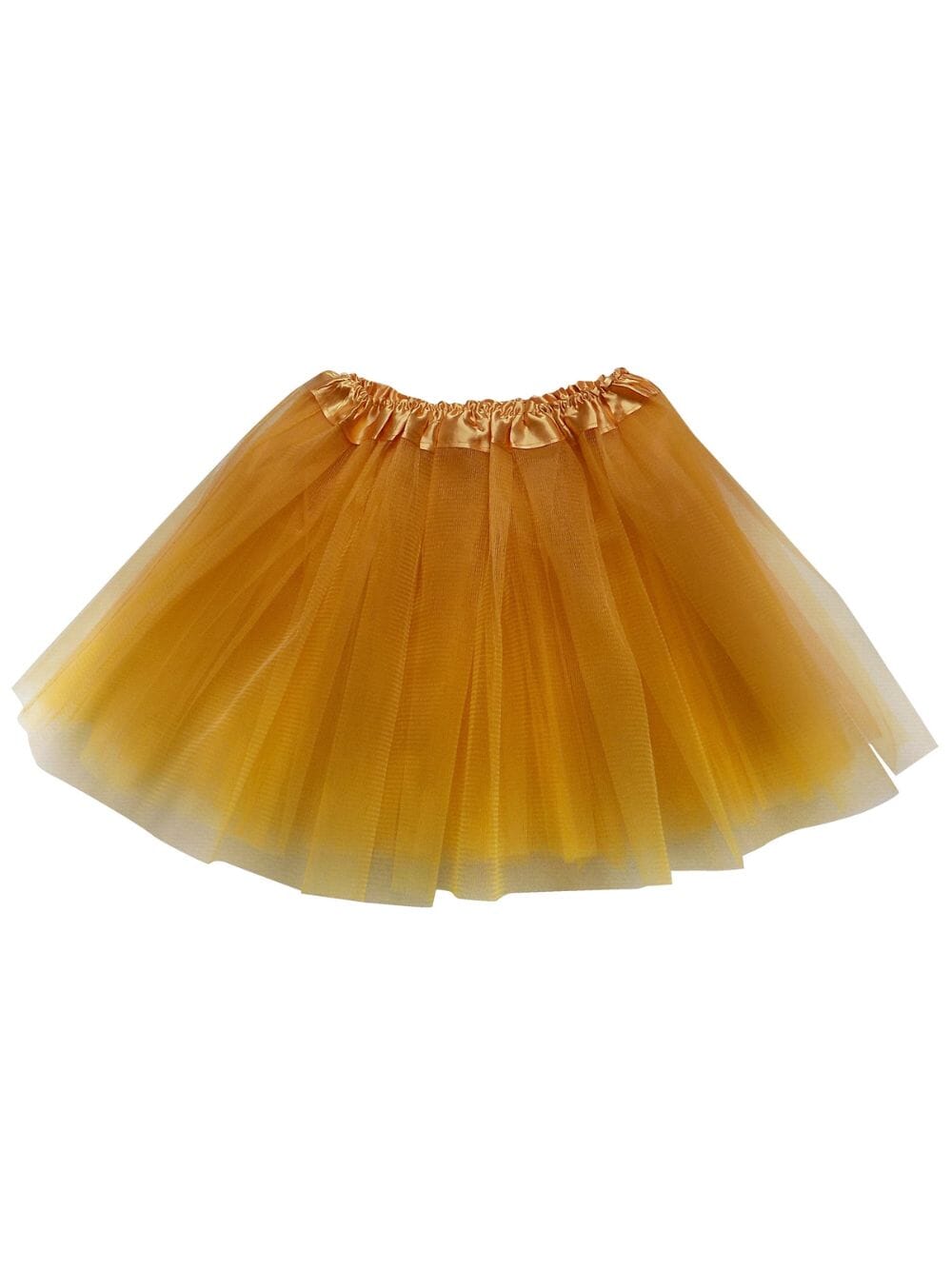 Goldenrod Tutu Skirt for Girls – 3-Layer Tulle Ballet, Dance, and Dress-Up Costume Skirt - Sydney So Sweet