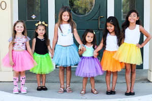 Pink Tutu Skirt - Kids Size 3-Layer Tulle Basic Ballet Dance Costume Tutus for Girls - Sydney So Sweet