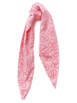 Hair Wrap - Real Love Pink Candy Heart - Sydney So Sweet