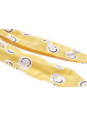 Hair Wrap - Smile Face Friends Yellow - Sydney So Sweet
