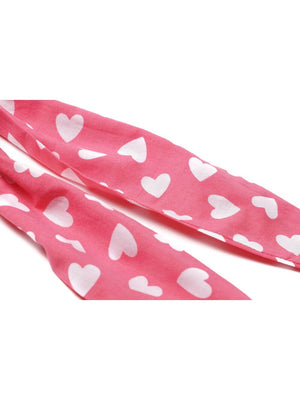 Hair Wrap - Whole Lotta Love Hot Pink Heart - Sydney So Sweet