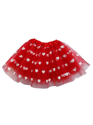 Red Heart Valentine's Day Tutu Skirt for Toddler, Girls, Women, Plus - Sydney So Sweet
