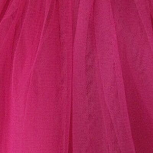 Hot Pink Tutu Skirt - Kids Size 3-Layer Tulle Basic Ballet Dance Costume Tutus for Girls - Sydney So Sweet