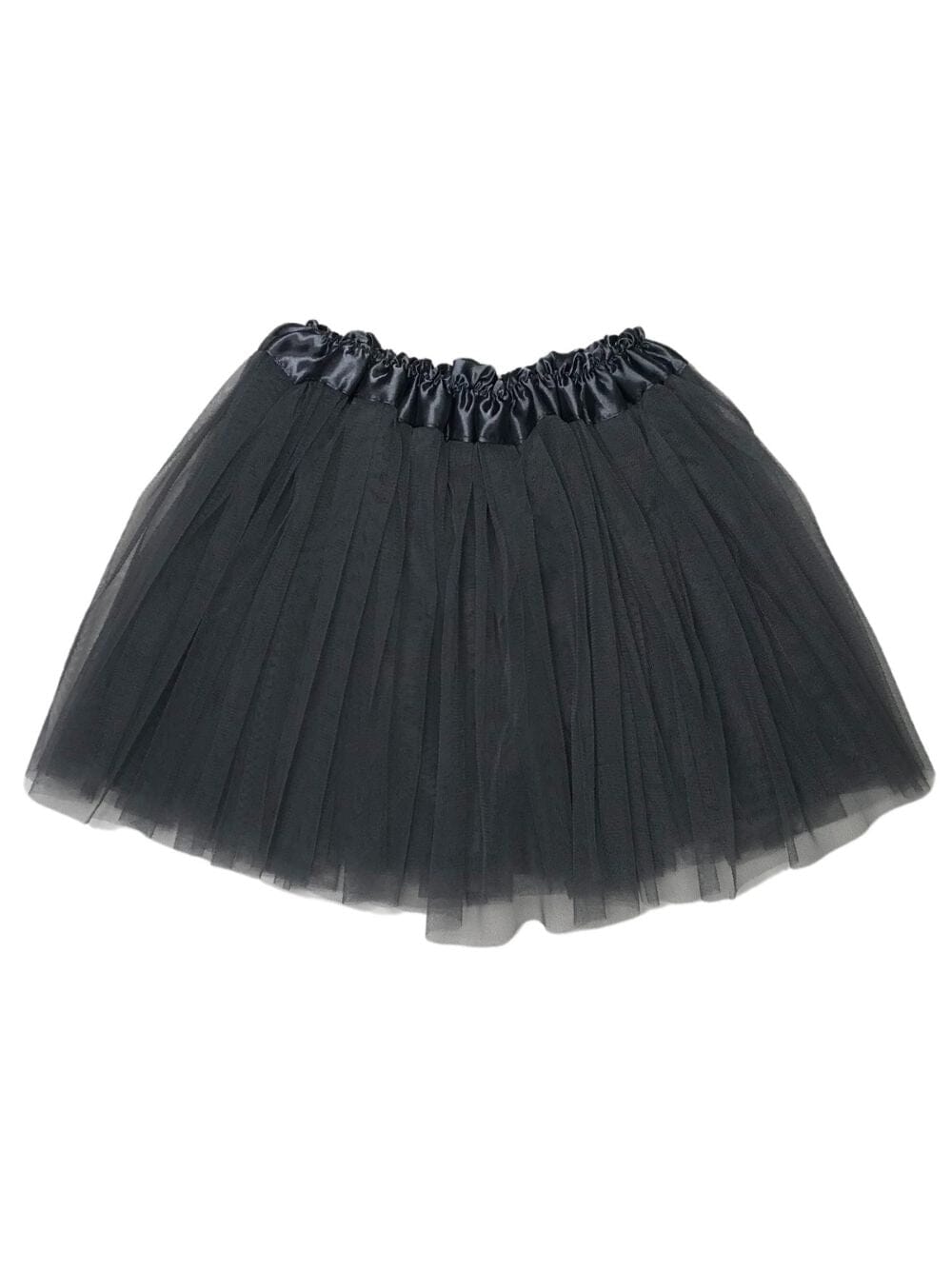 Dark Gray Tutu Skirt - Kids Size 3-Layer Tulle Basic Ballet Dance Costume Tutus for Girls - Sydney So Sweet