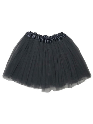 Dark Gray Tutu Skirt - Kids Size 3-Layer Tulle Basic Ballet Dance Costume Tutus for Girls - Sydney So Sweet