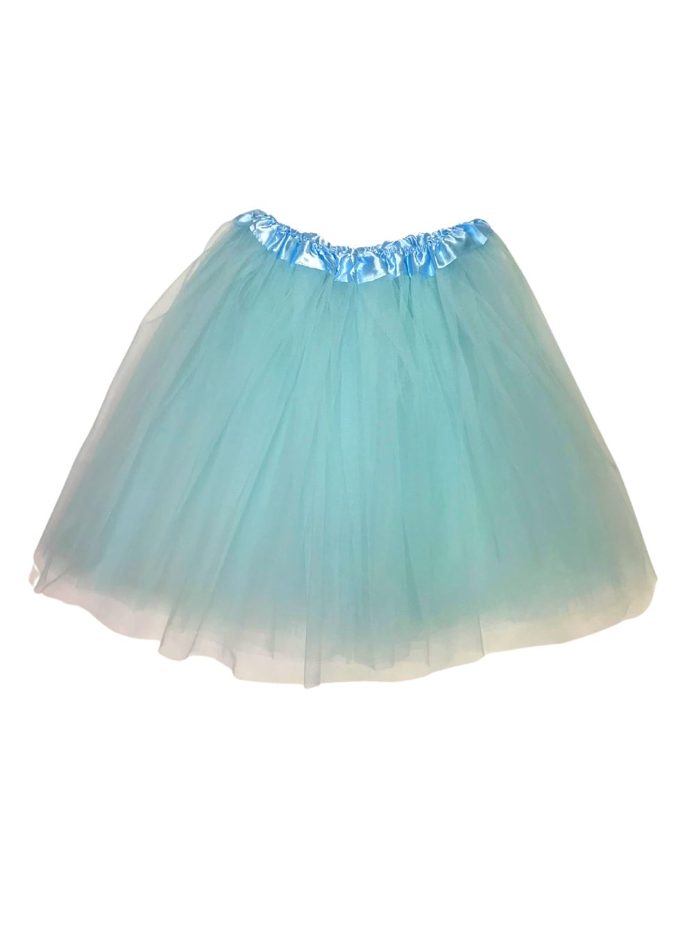 Light Aqua Blue Adult Tutu Skirt - Women's Size 3-Layer Basic Ballet Costume Dance Tutus - Sydney So Sweet