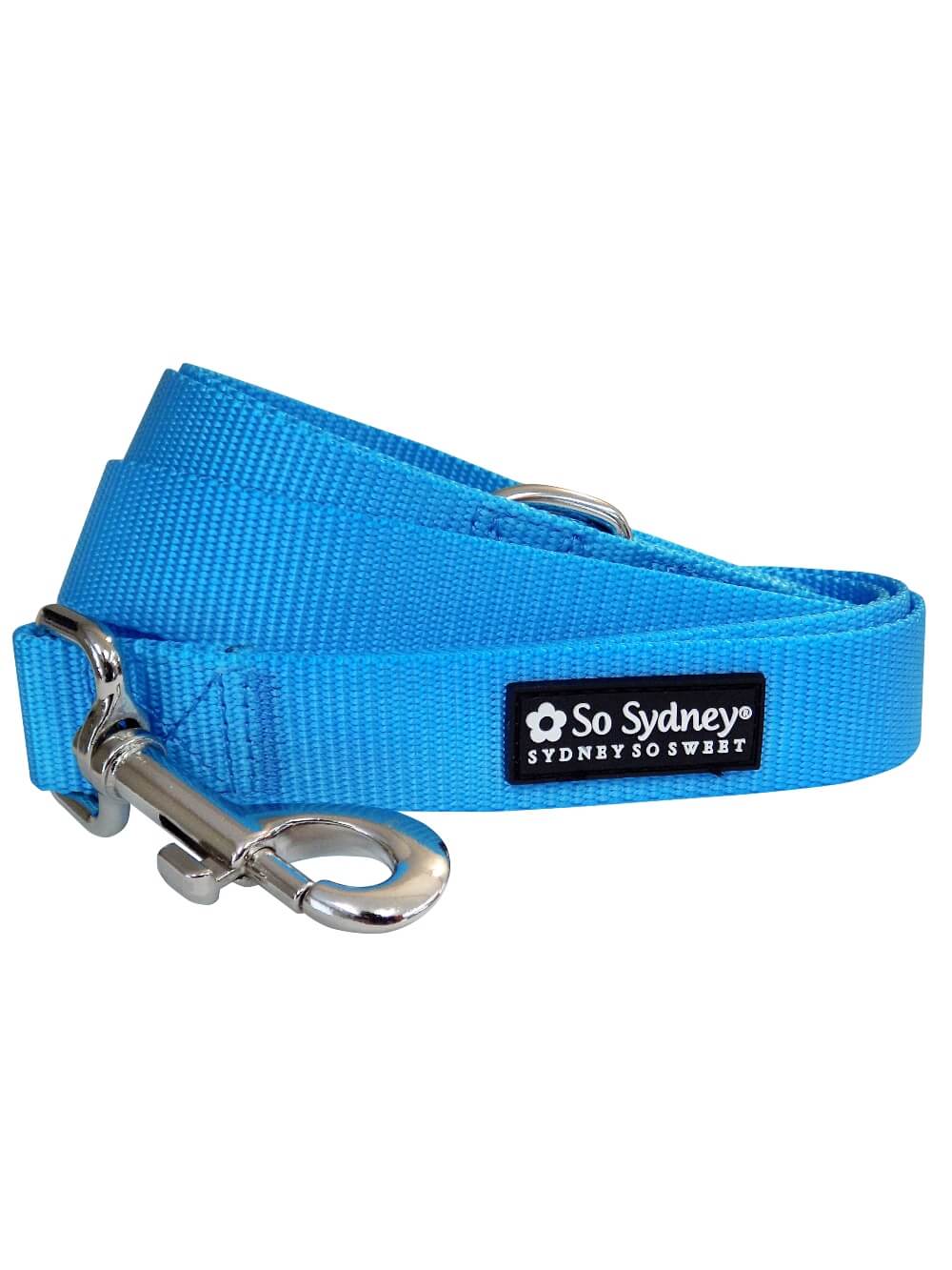 Light Blue Nylon Dog Leash for Small, Medium, or Large Dogs - Sydney So Sweet