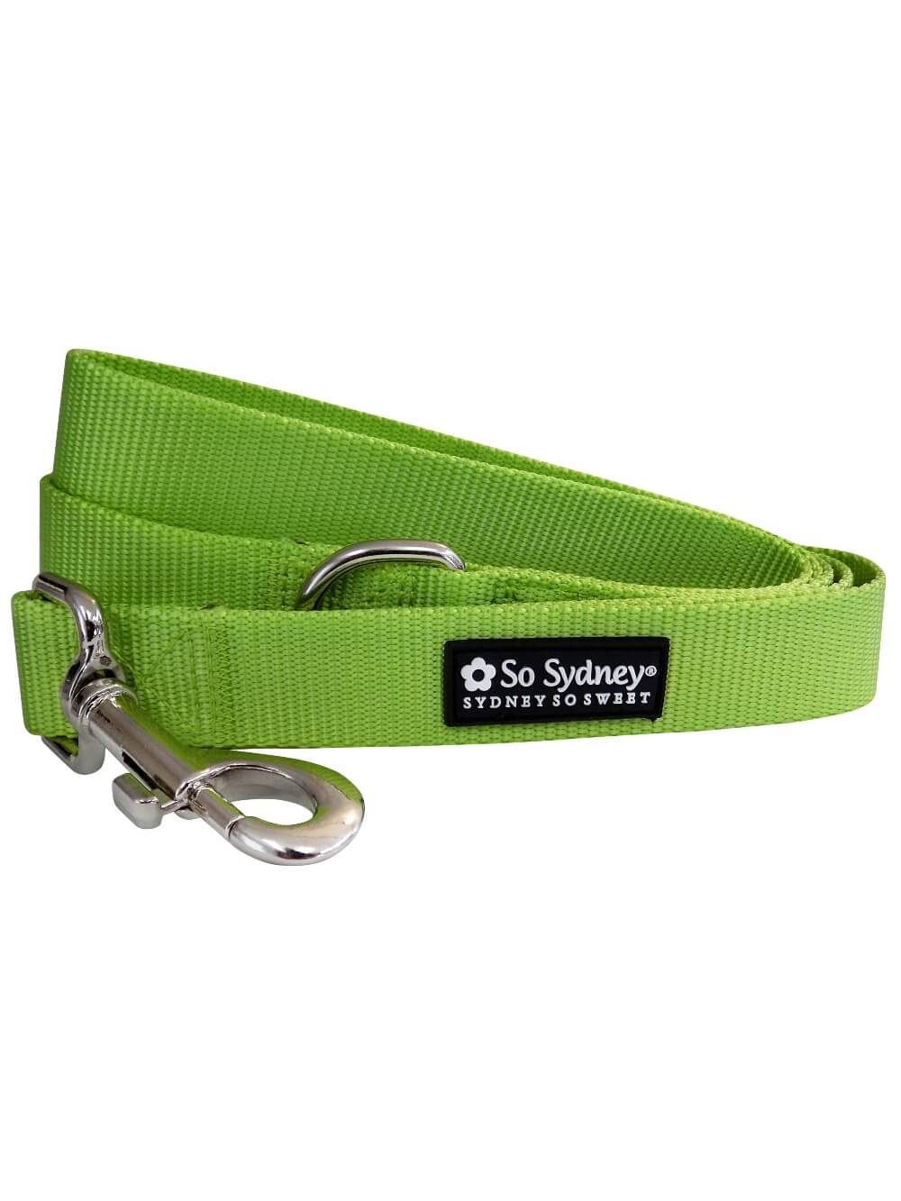Lime Green - Nylon Dog Leash for Small, Medium, or Large Dogs - Sydney So Sweet