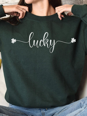 Lucky Shamrock St. Patrick's Day Unisex Heavy Blend™ Crewneck Sweatshirt - 8 Colors - Sydney So Sweet