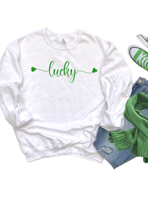Lucky Shamrock St. Patrick's Day Unisex Heavy Blend™ Crewneck Sweatshirt - 8 Colors - Sydney So Sweet