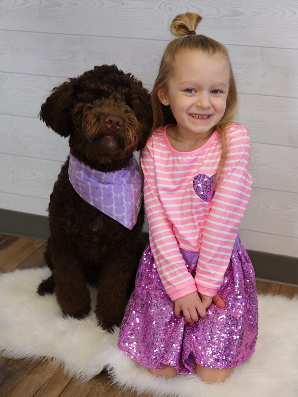 Dog Bandana - Lavender Easter Peep - Sydney So Sweet