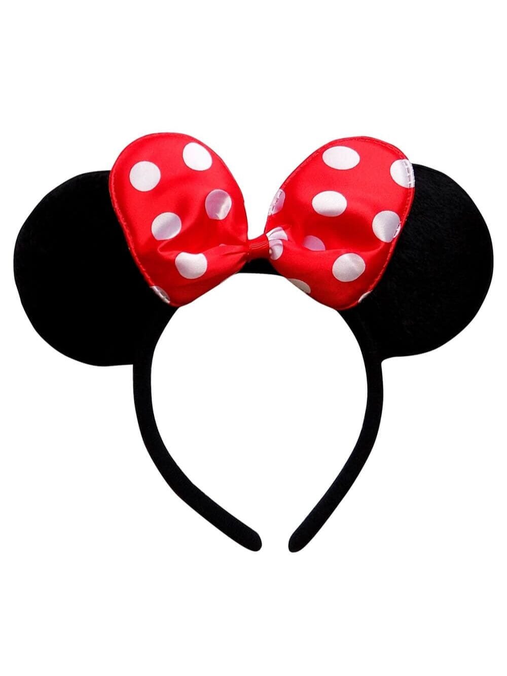 Red Polka Dot Mouse Headband Ears, Kid or Adult Size Costume Accessories - Sydney So Sweet