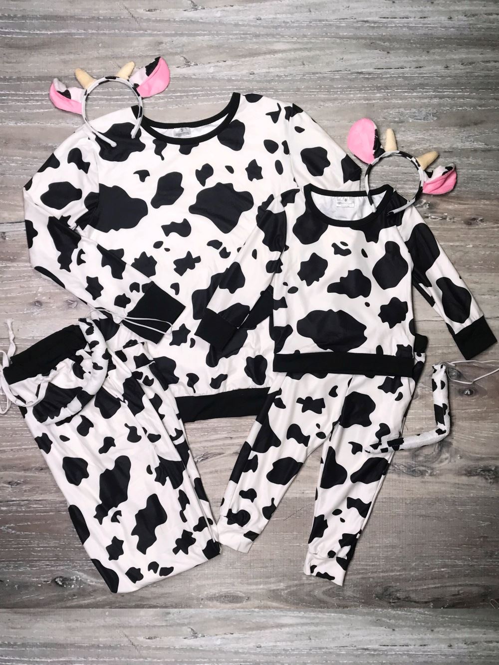 Mommy and Me Matching Costumes - Cow Costume Set - Sydney So Sweet