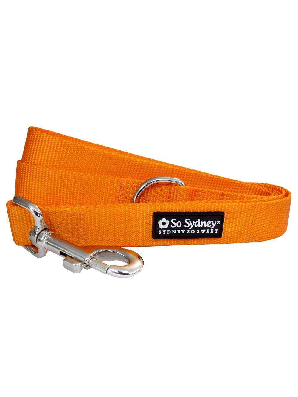 Orange Nylon Dog Leash for Small, Medium, or Large Dogs - Sydney So Sweet