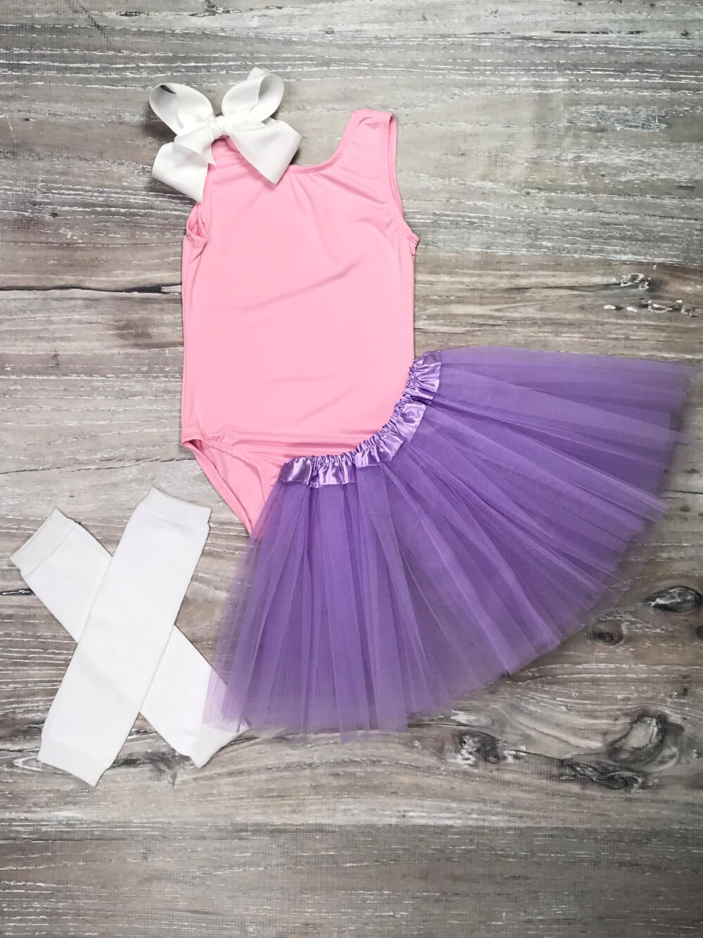 Kid Size Leotard & Tutu Skirt Girls Ballet Dance Set - Pick Your Color - Sydney So Sweet