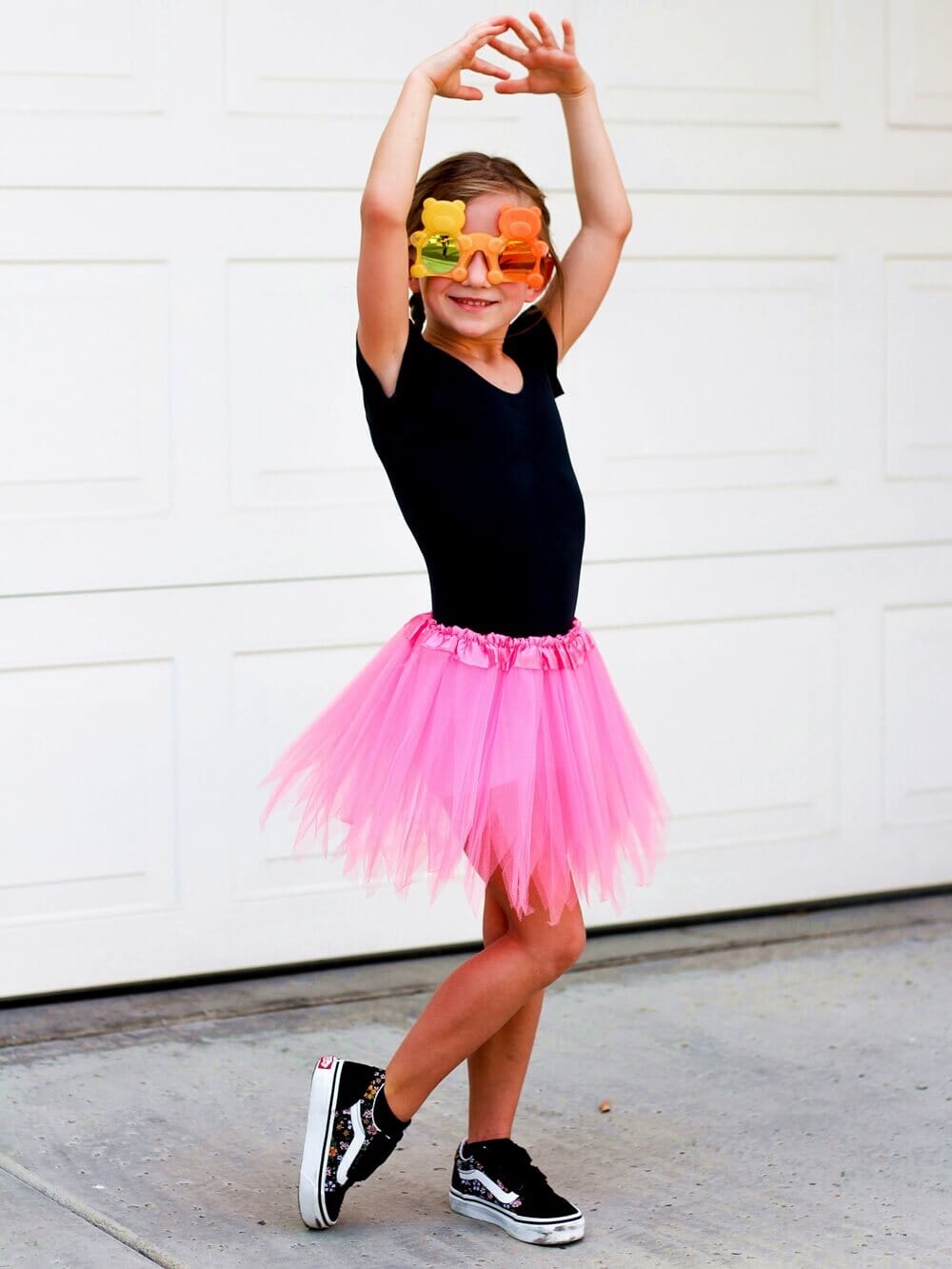 Fairy Costume Pixie Neon Pink Tutu Skirt, Fast Shipping