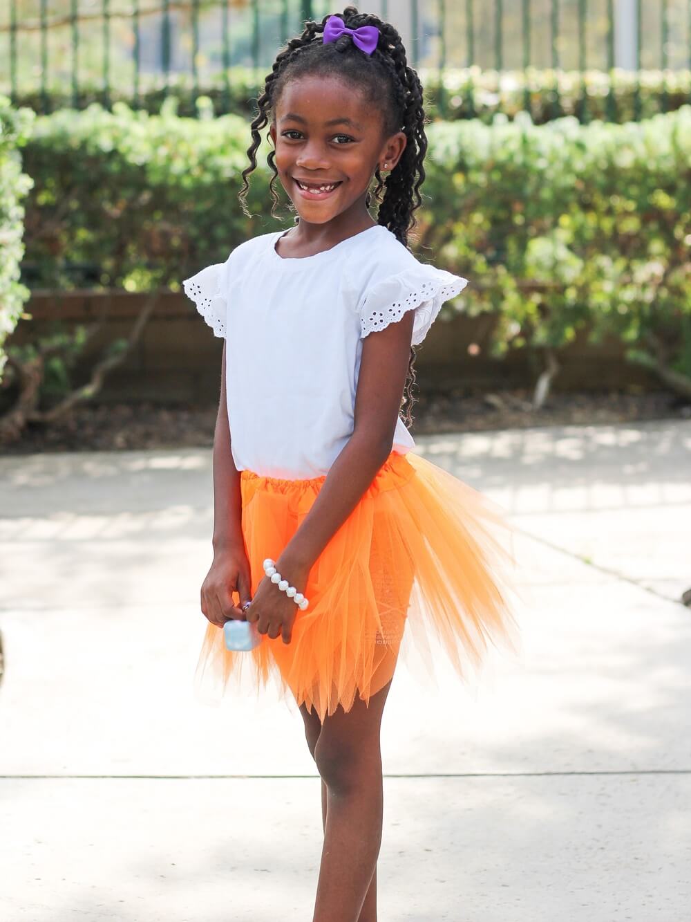 Neon Orange Fairy Costume Pixie Tutu Skirt for Kids, Adults, Plus - Sydney So Sweet