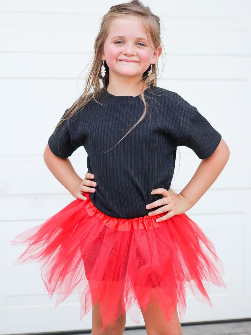 Red Fairy Costume Pixie Tutu Skirt for Kids, Adults, and Plus Size - Sydney So Sweet