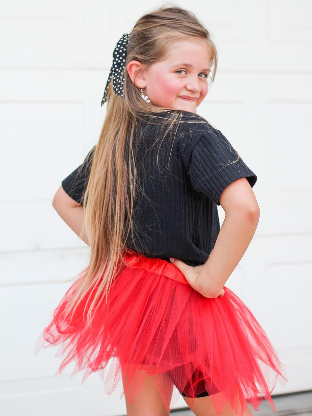 Plus size red and black tutu best sale