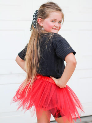 Red Fairy Costume Pixie Tutu Skirt for Kids, Adults, and Plus Size - Sydney So Sweet