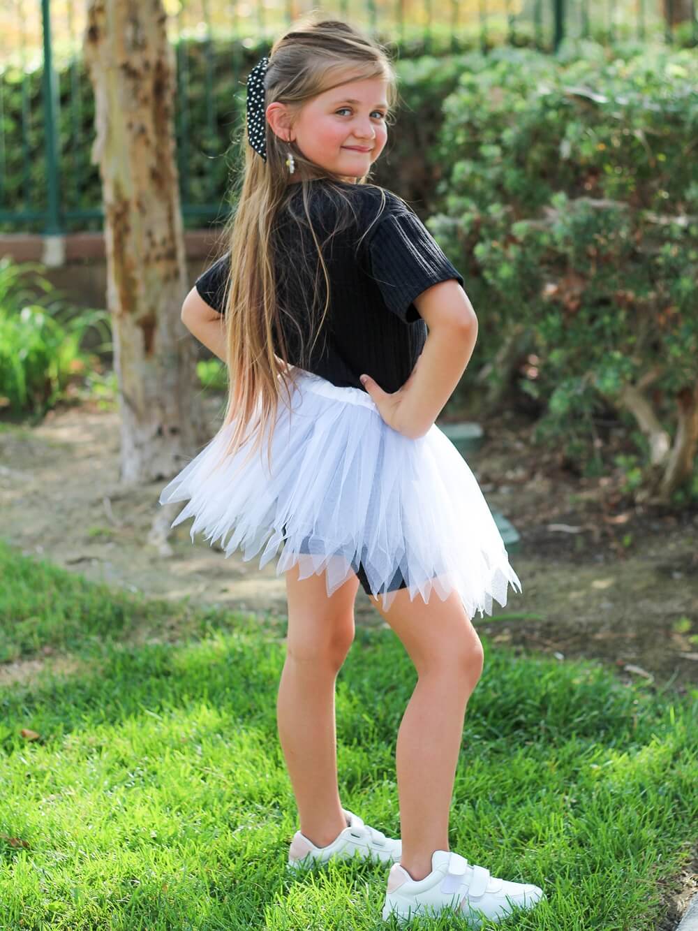 White Fairy Costume Pixie Tutu Skirt for Kids, Adults, Plus - Sydney So Sweet