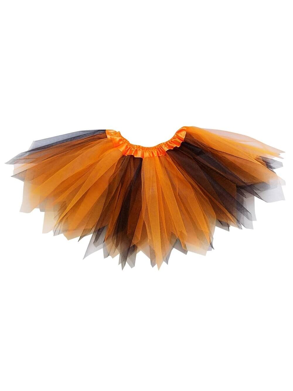 Orange &amp; Black Fairy Costume Pixie Tutu Skirt for Kids, Adults, Plus - Sydney So Sweet