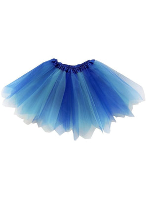 Royal Blue & Light Blue Fairy Costume Pixie Tutu Skirt for Kids, Adults, Plus - Sydney So Sweet