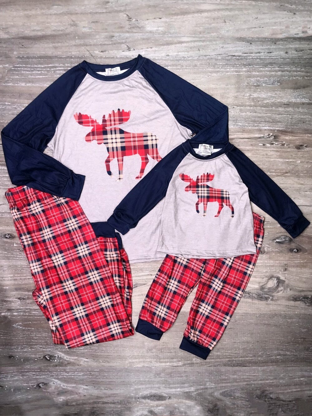 Holiday Plaid Matching Family Pajama Set