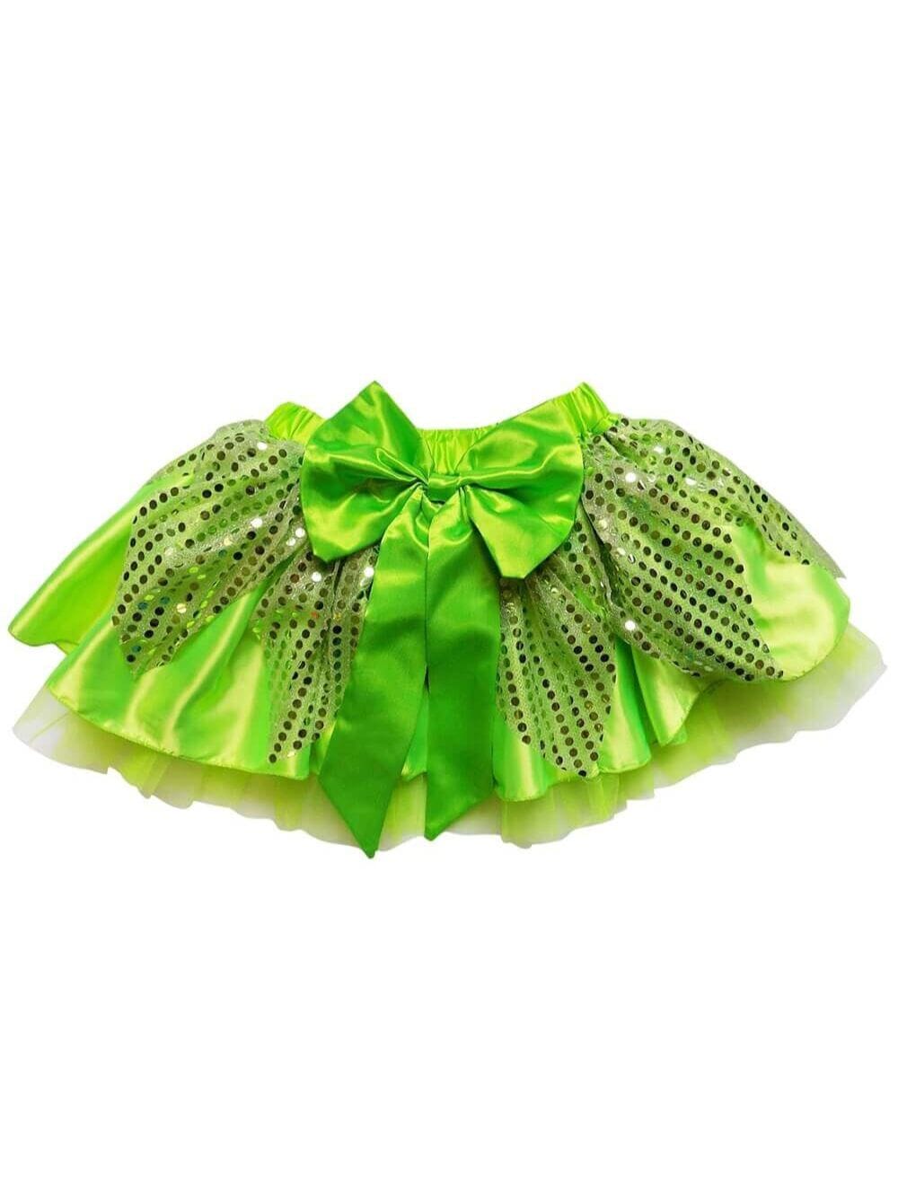 Green Fairy Princess Costume Sequin Tutu Skirt in Kids, Adult, or Plus Size - Sydney So Sweet