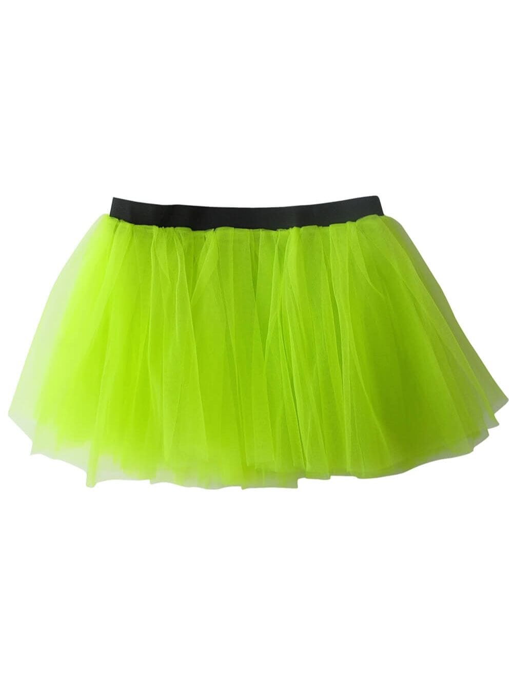 Neon Green Adult Size Women&#39;s 5K Running Skirt Tutu Costume - Sydney So Sweet