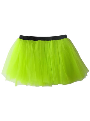 Neon Green Adult Size Women's 5K Running Skirt Tutu Costume - Sydney So Sweet