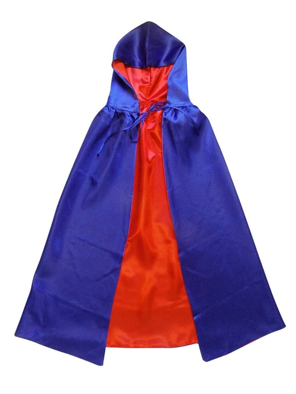 Royal Blue & Red Hooded Cape, Superhero or Princess Reversible Hooded Cloak - Sydney So Sweet