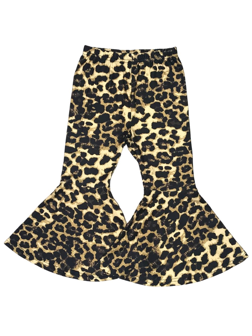 Girls Boutique Cheetah Bell Bottom Pants, Ships Fast