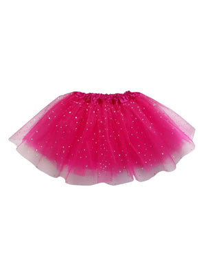 Hot Pink Sequin Heart Tutu Skirt Costume for Toddler, Girls, Women, Plus - Sydney So Sweet