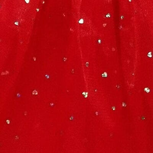 Red Sequin Heart Tutu Skirt Costume for Toddler, Girls, Women, Plus - Sydney So Sweet