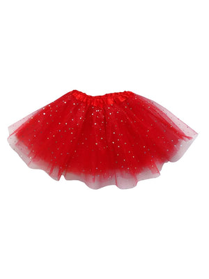 Red Sequin Heart Tutu Skirt Costume for Toddler, Girls, Women, Plus - Sydney So Sweet