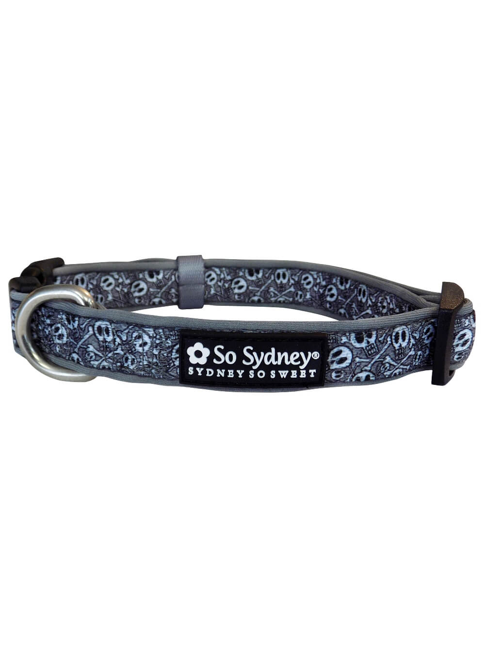 Spooky Skull Halloween Skeleton Fun Fashion Holiday Dog Collar - Sydney So Sweet