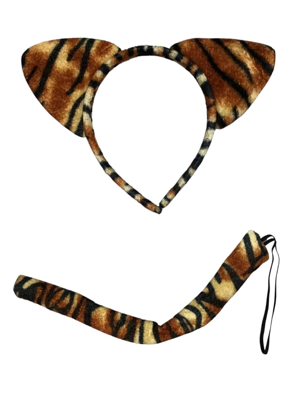 Tiger Headband Ears & Tail, Kid or Adult Size Costume Accessories - Sydney So Sweet