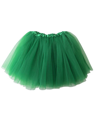 Green Tutu Skirt - Kids Size 3-Layer Tulle Basic Ballet Dance Costume Tutus for Girls - Sydney So Sweet