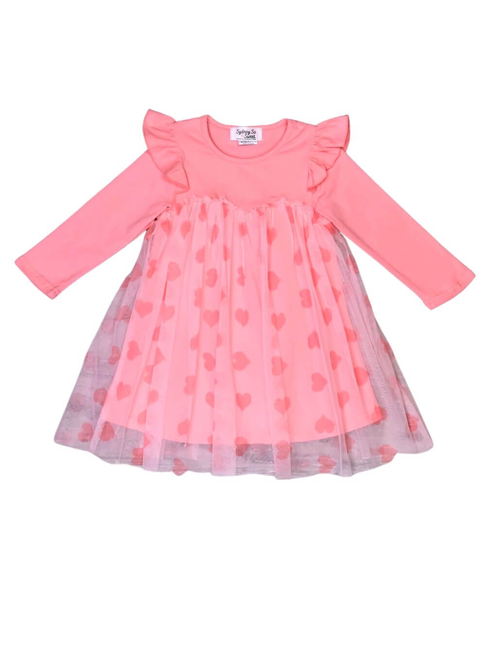 Girls Pink Chiffon Dress