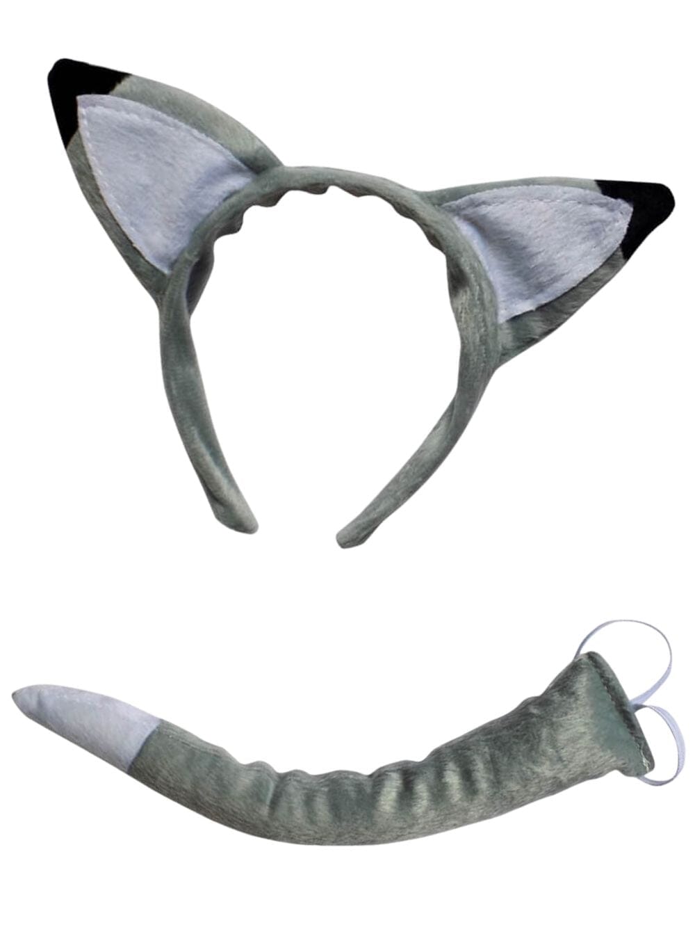 Wolf or Fox Headband Ears &amp; Tail, Kid or Adult Size Costume Accessories - Sydney So Sweet