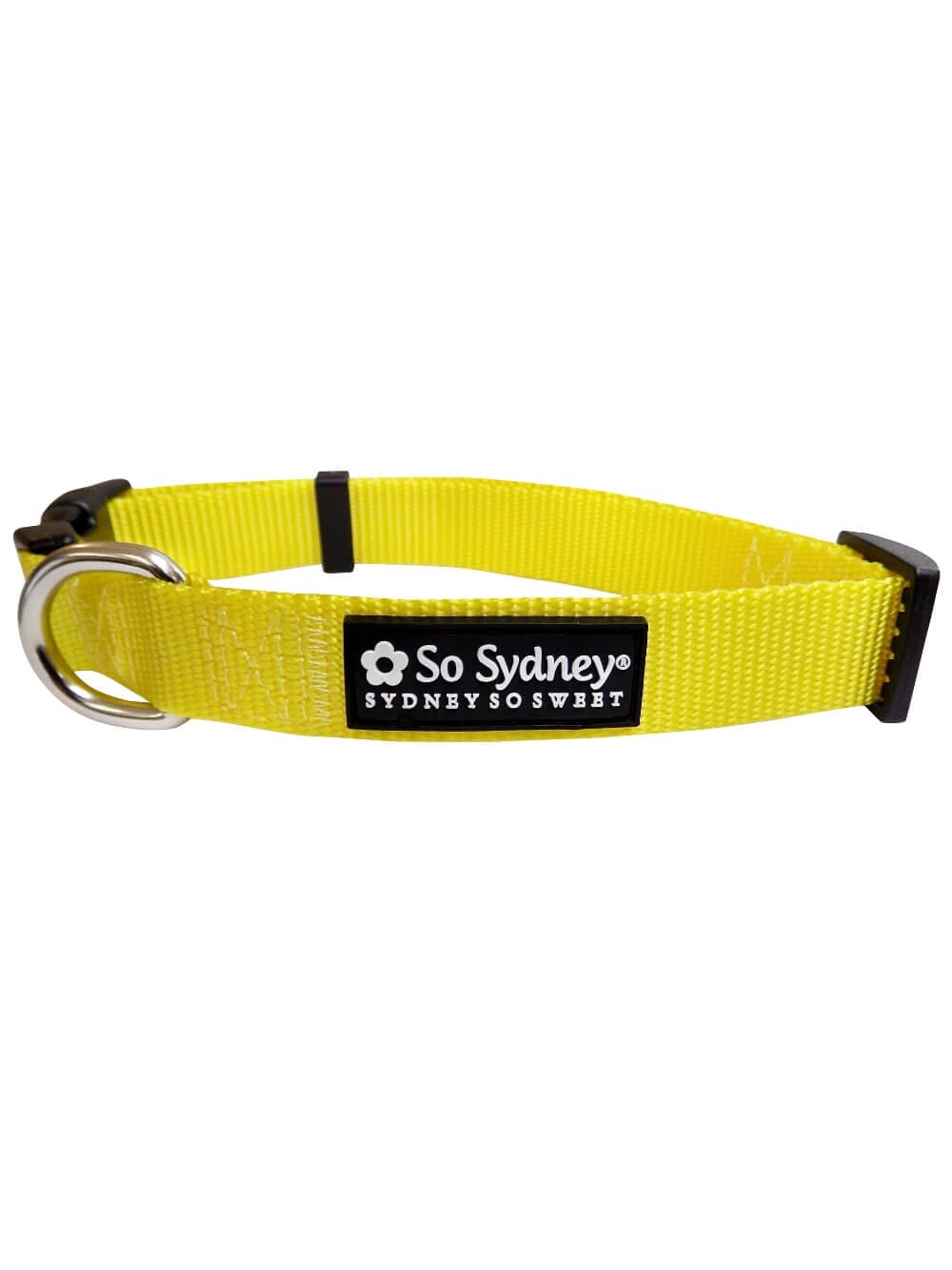 Yellow Adjustable Basic Dog Collar for Small, Medium, or Large Dogs - Sydney So Sweet