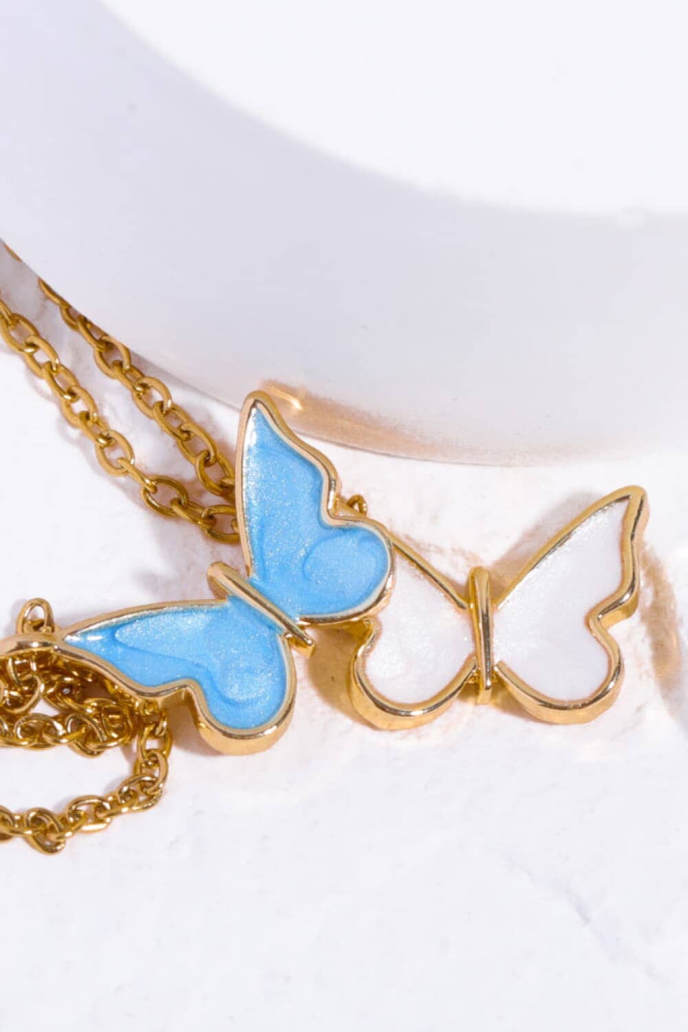 Butterfly Pendant Copper 14K Gold-Plated Necklace - Sydney So Sweet