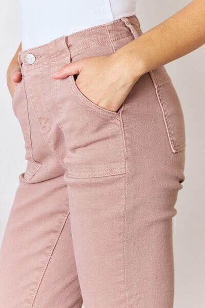 RISEN Full Size High Rise Ankle Flare Jeans - Sydney So Sweet