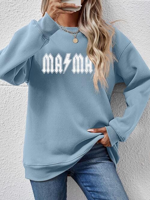 Mama Lightning Dropped Shoulder Sweatshirt - Sydney So Sweet