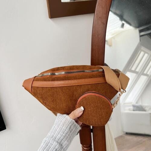 Small Corduroy Sling Bag - Sydney So Sweet