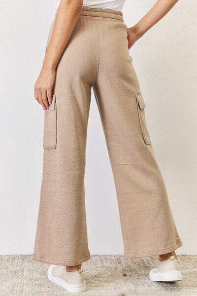 RISEN High Waist Cargo Wide Leg Pants - Sydney So Sweet