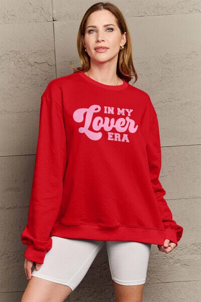 IN MY LOVER ERA Round Neck Sweatshirt - Sydney So Sweet